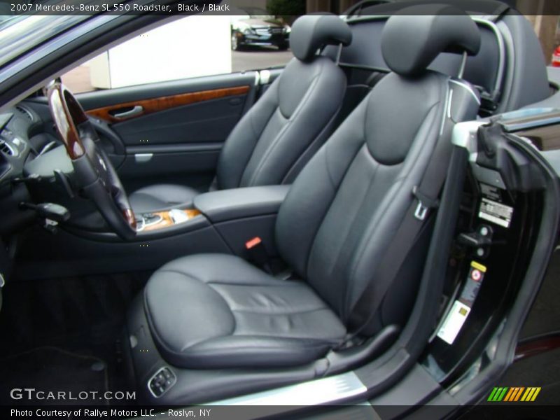Black / Black 2007 Mercedes-Benz SL 550 Roadster