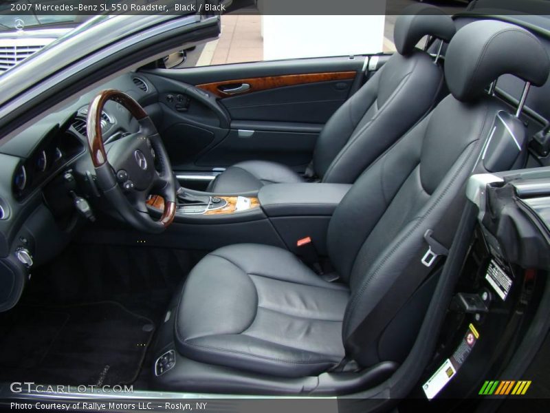 Black / Black 2007 Mercedes-Benz SL 550 Roadster