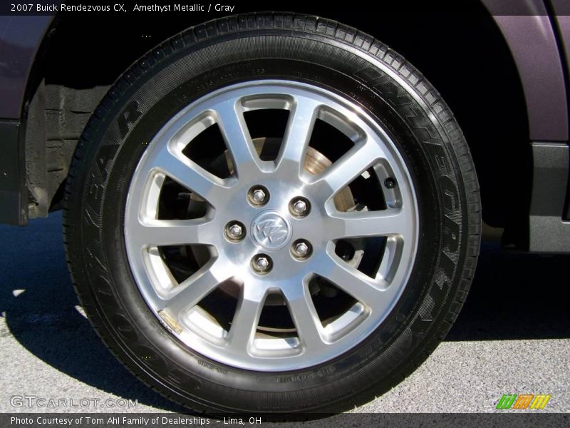 Amethyst Metallic / Gray 2007 Buick Rendezvous CX