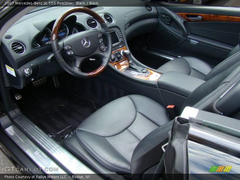 Black / Black 2007 Mercedes-Benz SL 550 Roadster