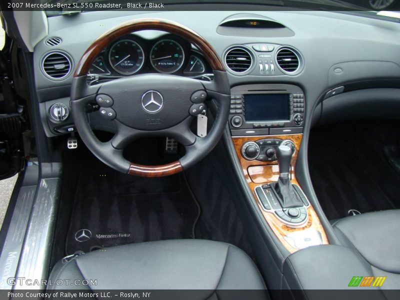 Black / Black 2007 Mercedes-Benz SL 550 Roadster