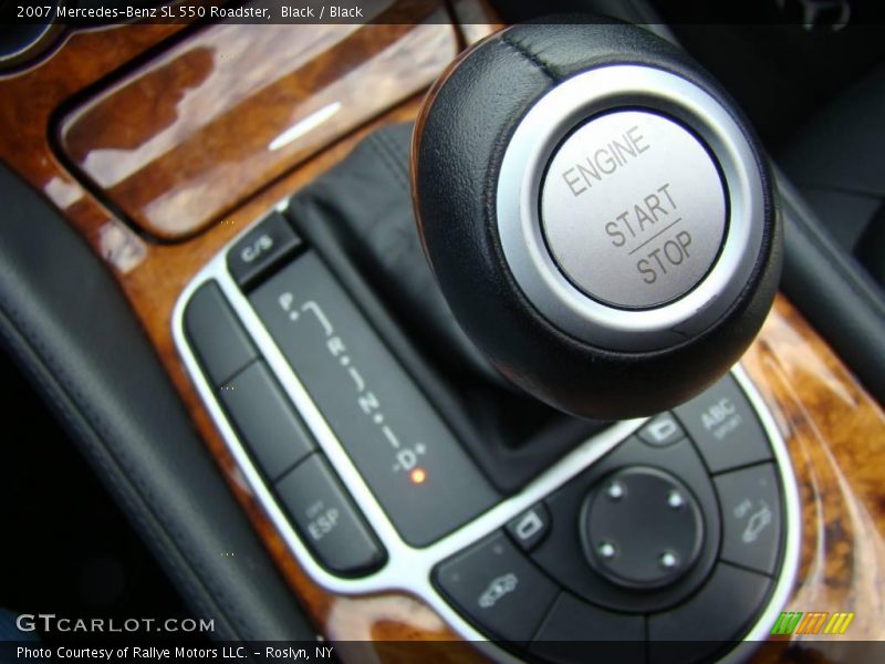 Black / Black 2007 Mercedes-Benz SL 550 Roadster