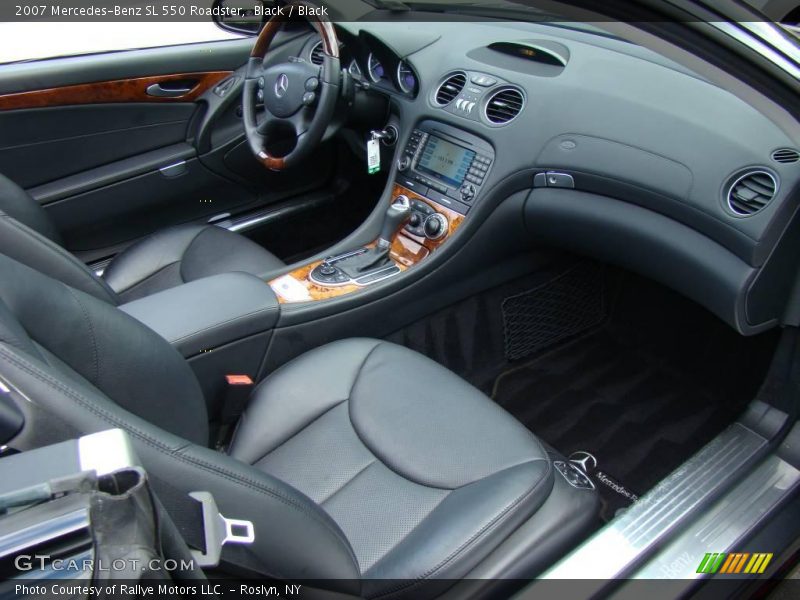Black / Black 2007 Mercedes-Benz SL 550 Roadster