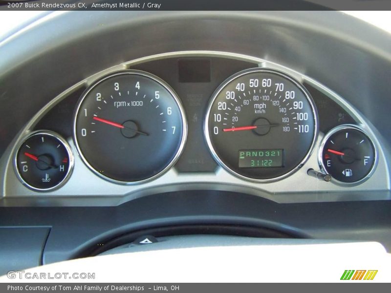 Amethyst Metallic / Gray 2007 Buick Rendezvous CX