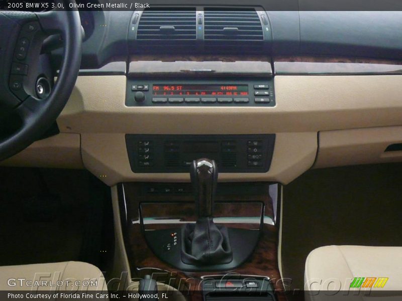 Olivin Green Metallic / Black 2005 BMW X5 3.0i