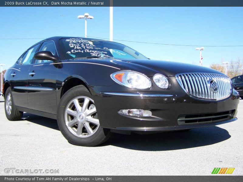 Dark Mocha Metallic / Neutral 2009 Buick LaCrosse CX