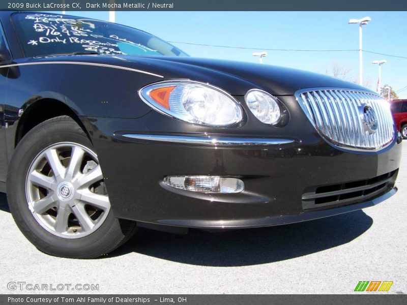 Dark Mocha Metallic / Neutral 2009 Buick LaCrosse CX