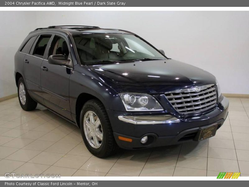 Midnight Blue Pearl / Dark Slate Gray 2004 Chrysler Pacifica AWD