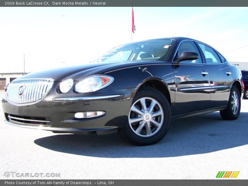 Dark Mocha Metallic / Neutral 2009 Buick LaCrosse CX