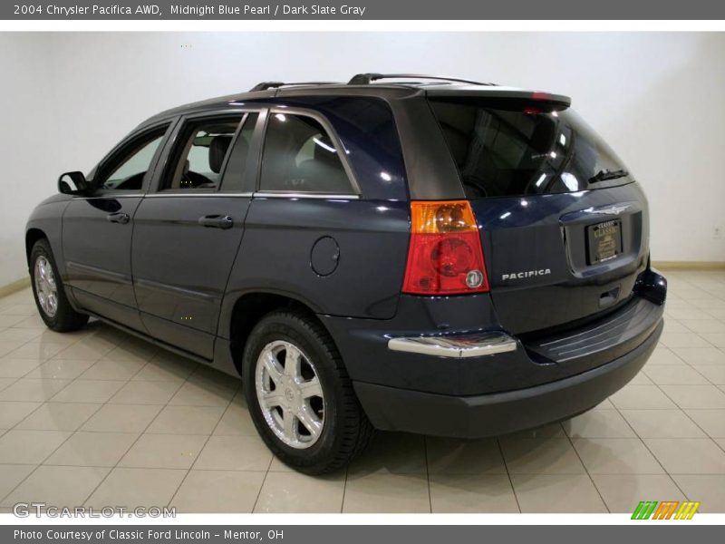 Midnight Blue Pearl / Dark Slate Gray 2004 Chrysler Pacifica AWD