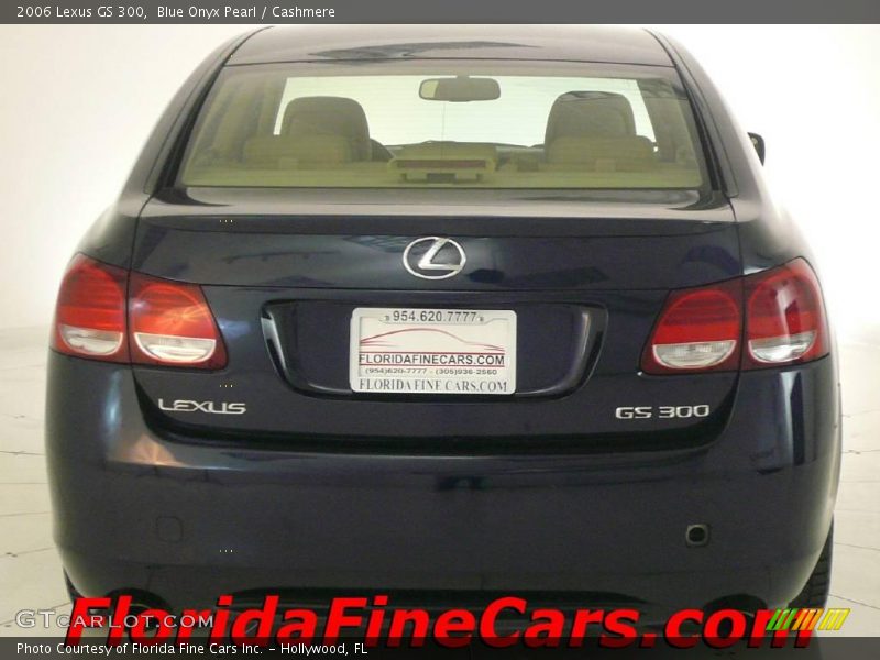 Blue Onyx Pearl / Cashmere 2006 Lexus GS 300