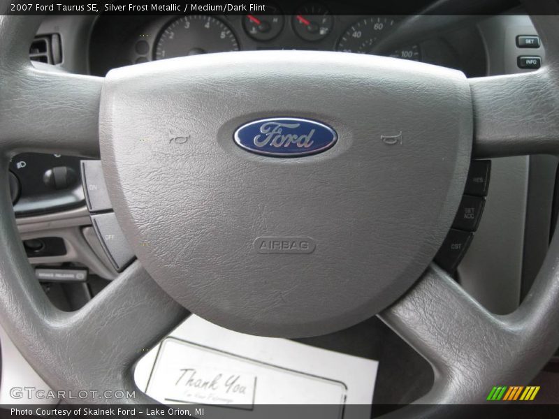 Silver Frost Metallic / Medium/Dark Flint 2007 Ford Taurus SE