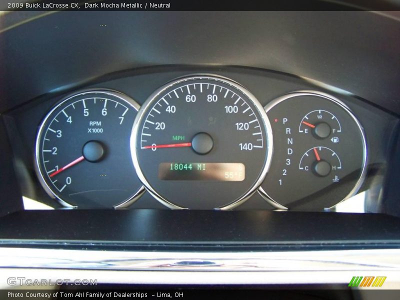 Dark Mocha Metallic / Neutral 2009 Buick LaCrosse CX