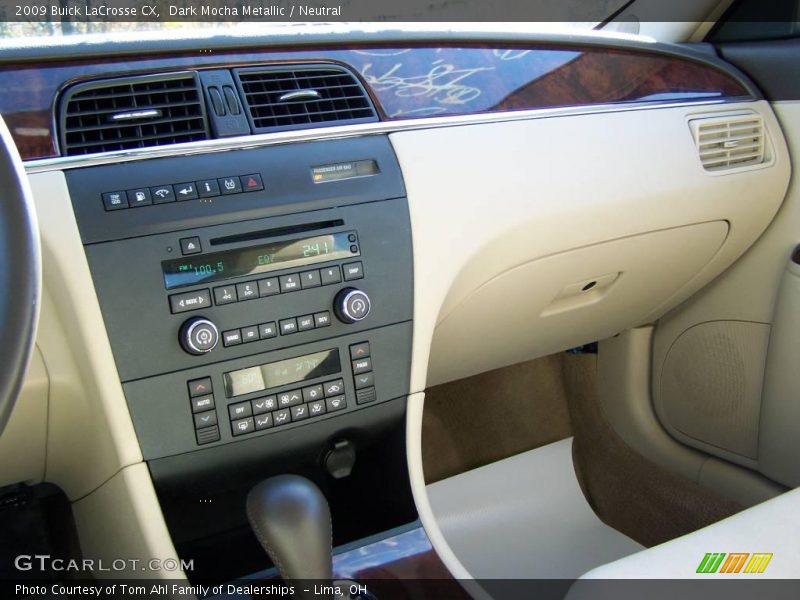 Dark Mocha Metallic / Neutral 2009 Buick LaCrosse CX