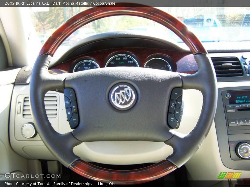 Dark Mocha Metallic / Cocoa/Shale 2009 Buick Lucerne CXL