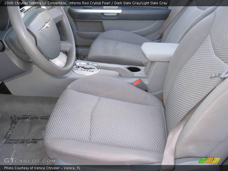 Inferno Red Crystal Pearl / Dark Slate Gray/Light Slate Gray 2008 Chrysler Sebring LX Convertible