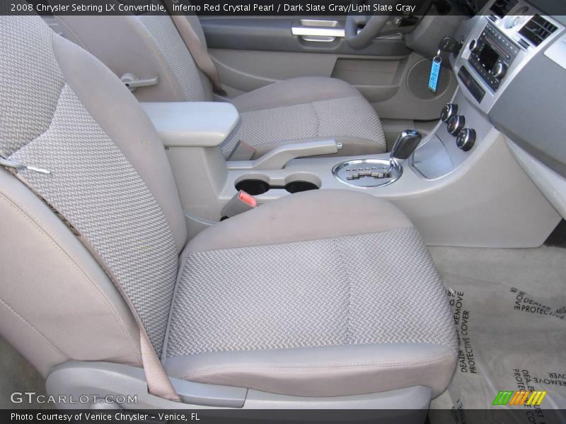 Inferno Red Crystal Pearl / Dark Slate Gray/Light Slate Gray 2008 Chrysler Sebring LX Convertible