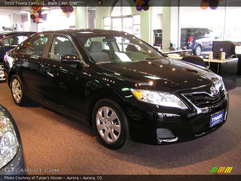 Black / Ash Gray 2010 Toyota Camry LE