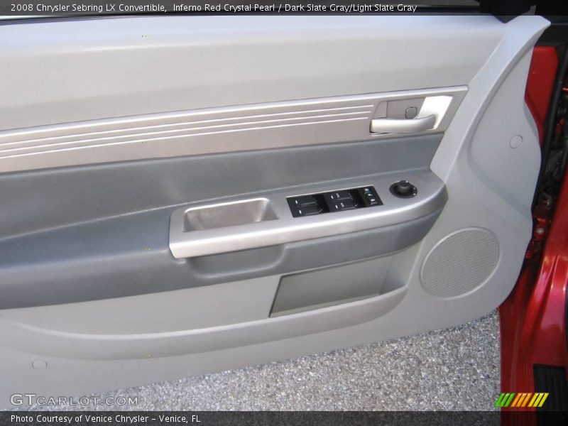Inferno Red Crystal Pearl / Dark Slate Gray/Light Slate Gray 2008 Chrysler Sebring LX Convertible