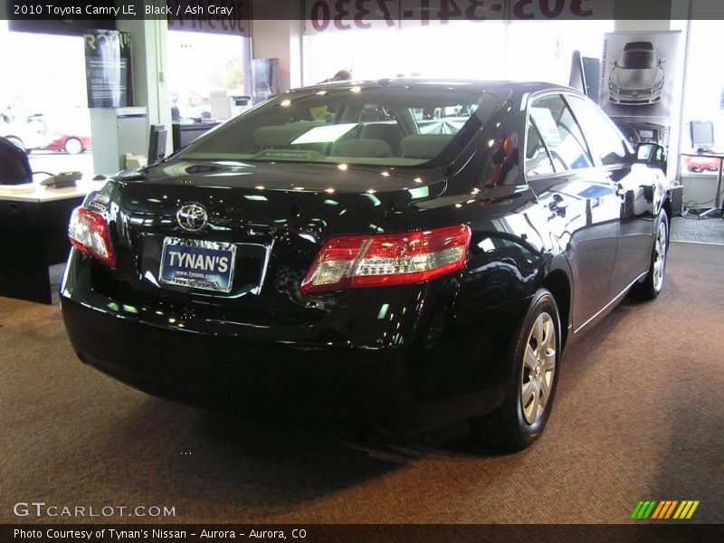 Black / Ash Gray 2010 Toyota Camry LE