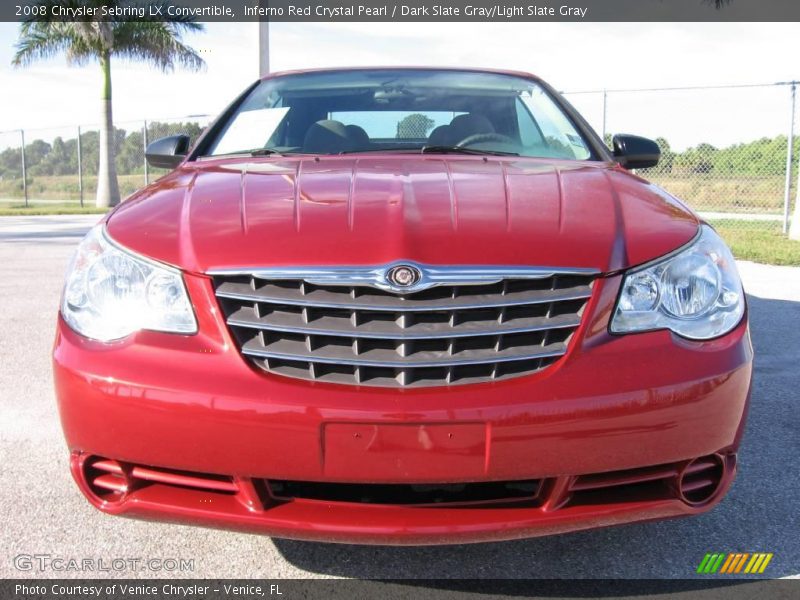 Inferno Red Crystal Pearl / Dark Slate Gray/Light Slate Gray 2008 Chrysler Sebring LX Convertible