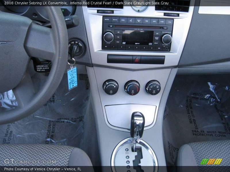Inferno Red Crystal Pearl / Dark Slate Gray/Light Slate Gray 2008 Chrysler Sebring LX Convertible