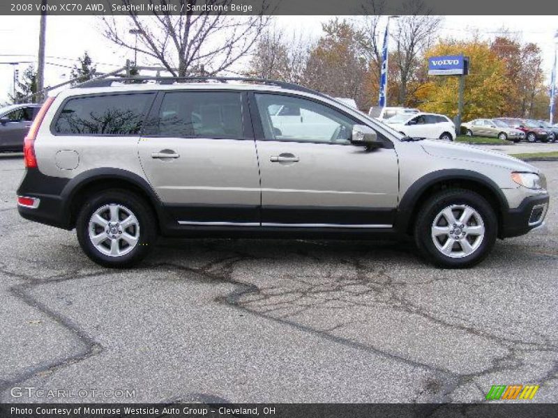 Seashell Metallic / Sandstone Beige 2008 Volvo XC70 AWD