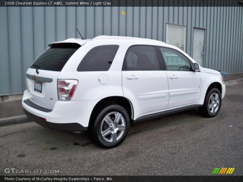 Summit White / Light Gray 2008 Chevrolet Equinox LT AWD