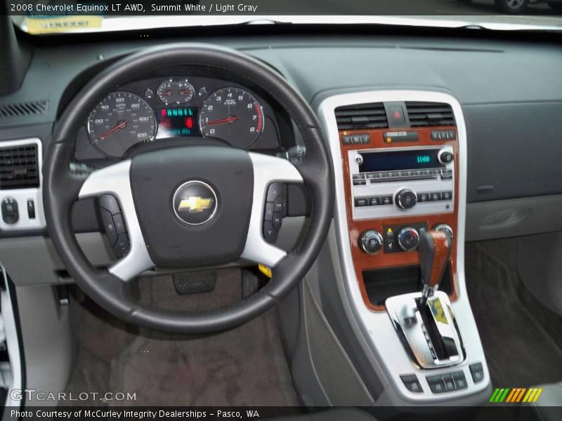 Summit White / Light Gray 2008 Chevrolet Equinox LT AWD