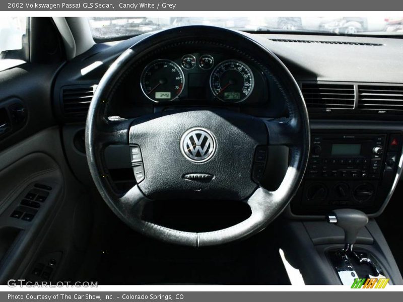 Candy White / Grey 2002 Volkswagen Passat GLS Sedan