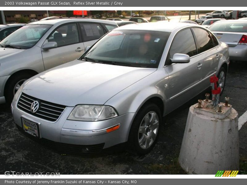 Reflex Silver Metallic / Grey 2003 Volkswagen Passat GLX Sedan