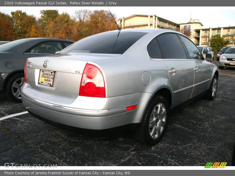 Reflex Silver Metallic / Grey 2003 Volkswagen Passat GLX Sedan