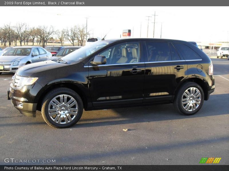 Black / Charcoal Black 2009 Ford Edge Limited