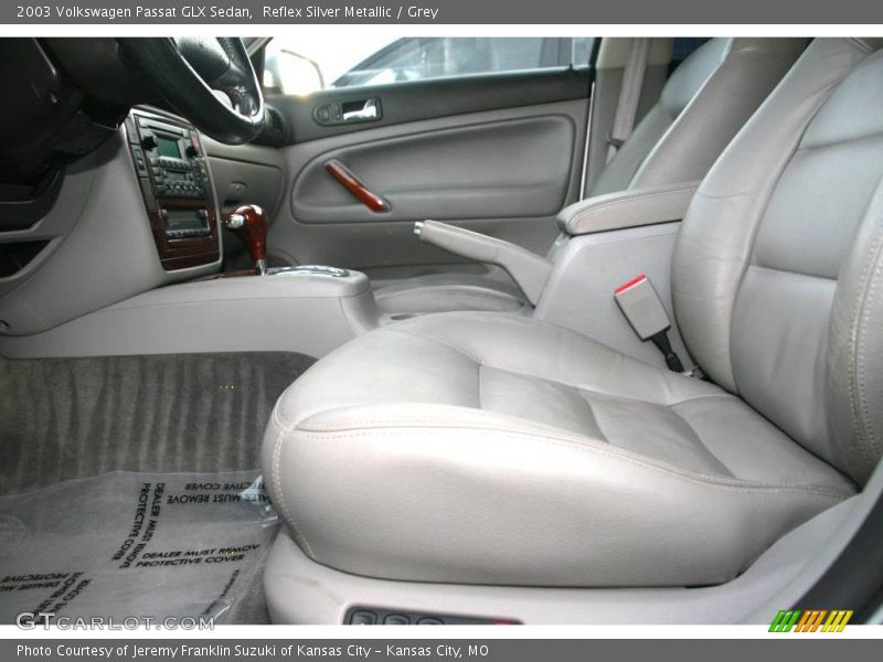 Reflex Silver Metallic / Grey 2003 Volkswagen Passat GLX Sedan