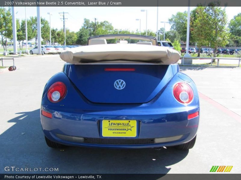 Laser Blue / Cream 2007 Volkswagen New Beetle 2.5 Convertible