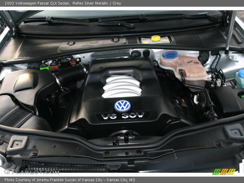 Reflex Silver Metallic / Grey 2003 Volkswagen Passat GLX Sedan