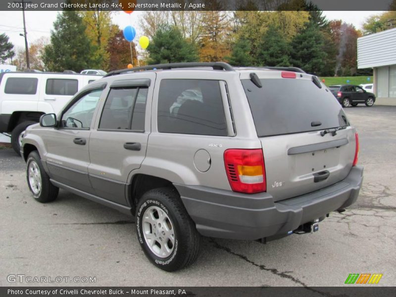 Silverstone Metallic / Agate 2001 Jeep Grand Cherokee Laredo 4x4