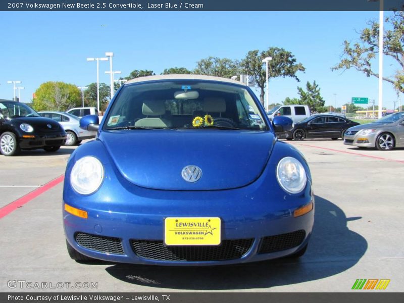 Laser Blue / Cream 2007 Volkswagen New Beetle 2.5 Convertible