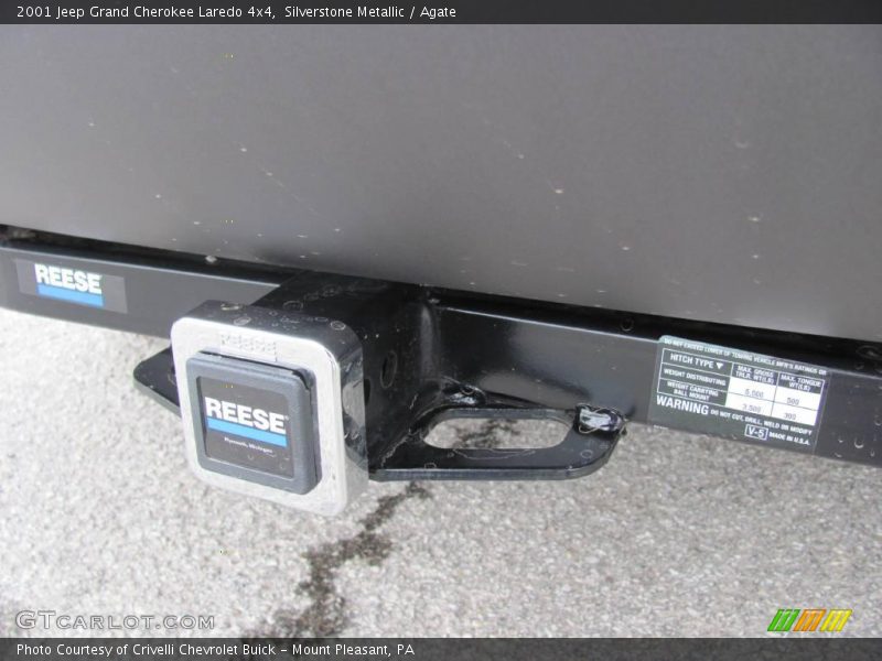 Silverstone Metallic / Agate 2001 Jeep Grand Cherokee Laredo 4x4