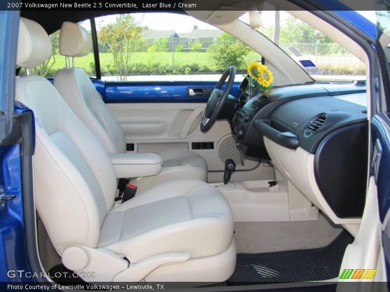 Laser Blue / Cream 2007 Volkswagen New Beetle 2.5 Convertible