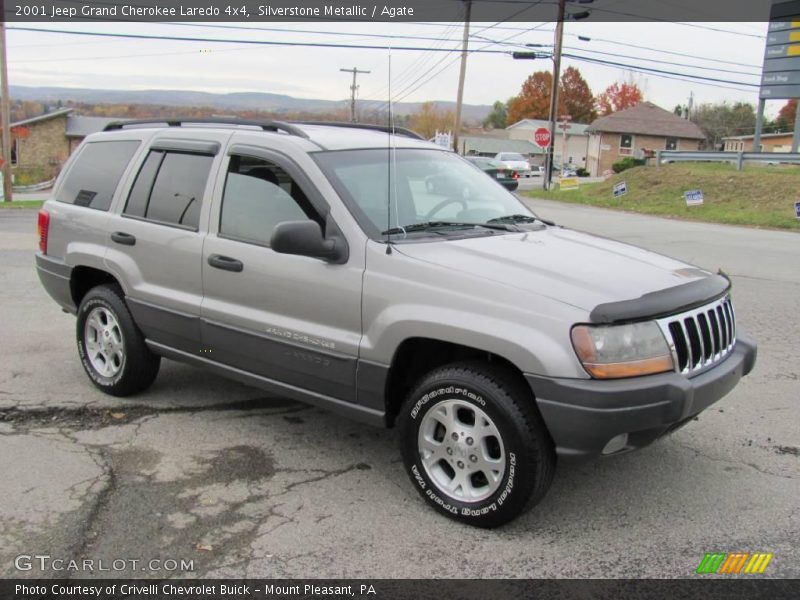 Silverstone Metallic / Agate 2001 Jeep Grand Cherokee Laredo 4x4