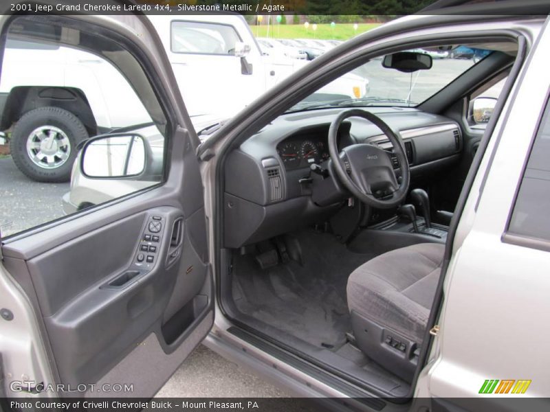 Silverstone Metallic / Agate 2001 Jeep Grand Cherokee Laredo 4x4