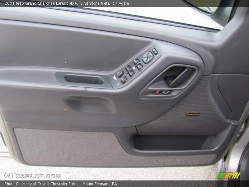 Silverstone Metallic / Agate 2001 Jeep Grand Cherokee Laredo 4x4