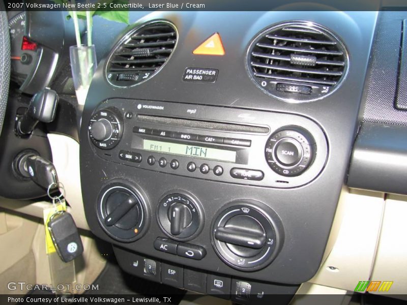 Laser Blue / Cream 2007 Volkswagen New Beetle 2.5 Convertible