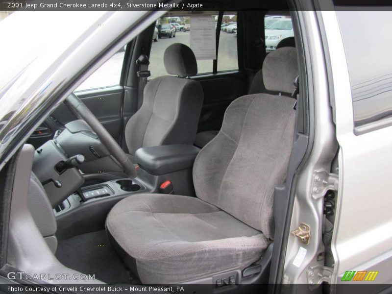 Silverstone Metallic / Agate 2001 Jeep Grand Cherokee Laredo 4x4