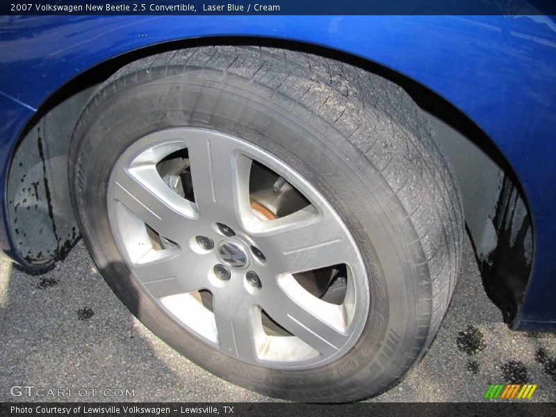 Laser Blue / Cream 2007 Volkswagen New Beetle 2.5 Convertible