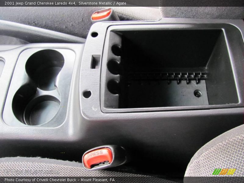 Silverstone Metallic / Agate 2001 Jeep Grand Cherokee Laredo 4x4