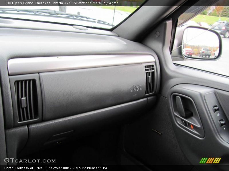 Silverstone Metallic / Agate 2001 Jeep Grand Cherokee Laredo 4x4