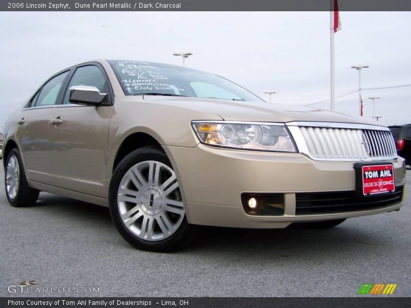 Dune Pearl Metallic / Dark Charcoal 2006 Lincoln Zephyr