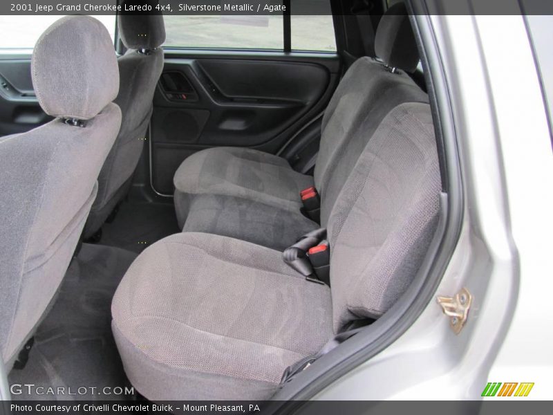 Silverstone Metallic / Agate 2001 Jeep Grand Cherokee Laredo 4x4